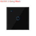 EU UK 1 Gang Black