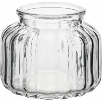 Pumpkin glass storage jar
