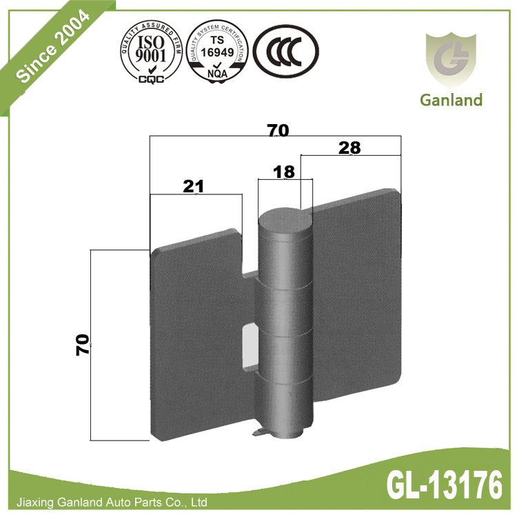 Steel butterfly hinge 17118