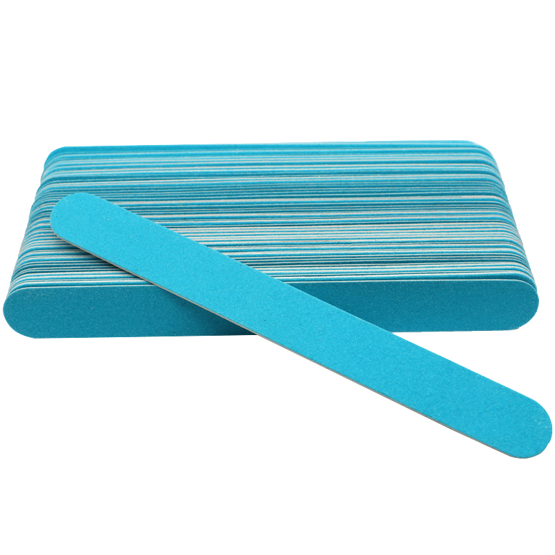 10PCS Blue Disposable Wooden Nail File Manicure Sandpaper Polishing Professional Nail Files 180/240 Thin Nail Art Manicure Tool