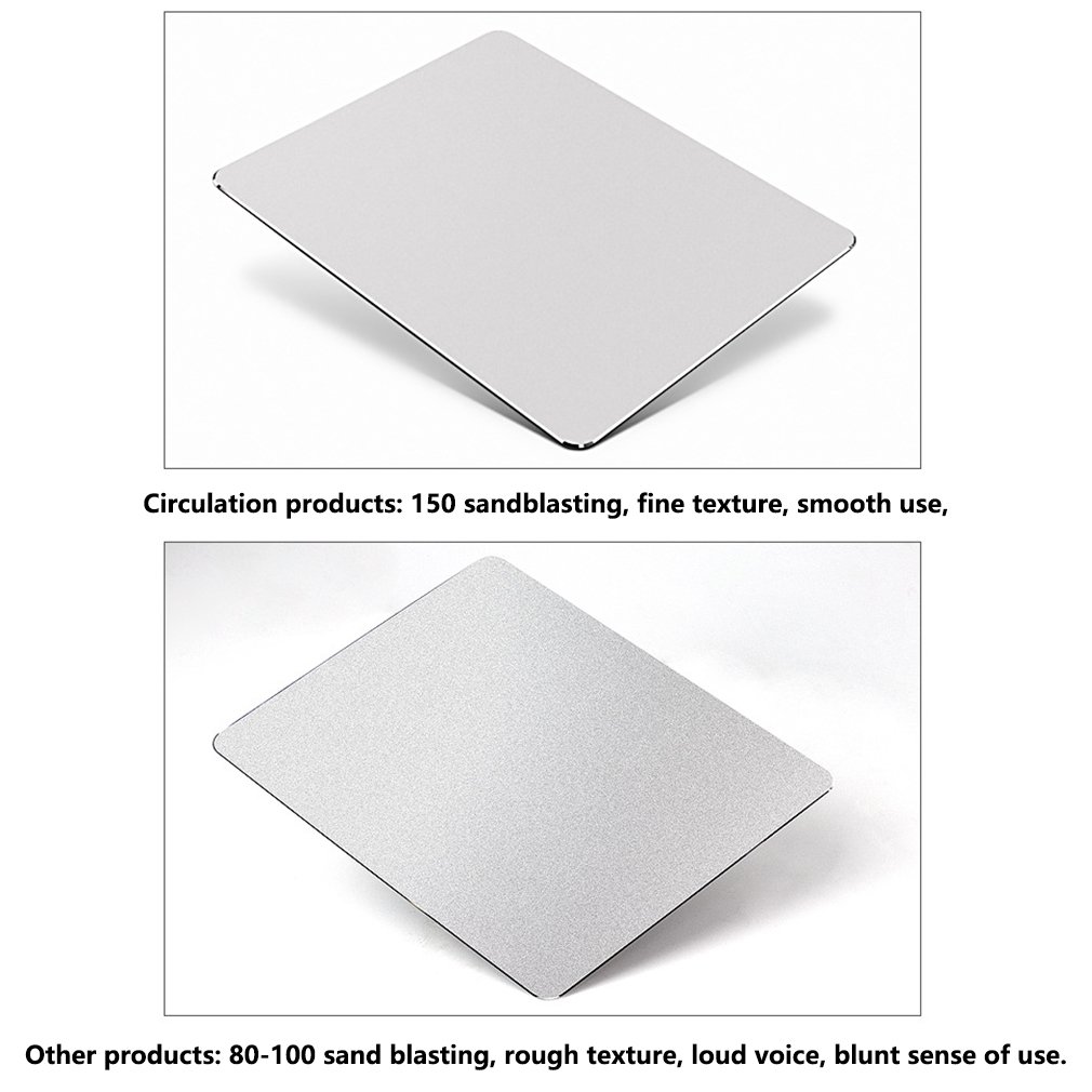 Metal Aluminum Mouse Pad Mat Smooth Magic Ultra Thin Mouse Mat Gaming Mouse Pad Mouse Mat Waterproof Mousepad