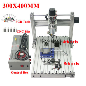 CNC 3040 Router Machines USB 4Axis 5Axis Mach3 ER11 Collects 400W Metal CNC Aluminum Frame Wood Milling Engraving Machine Kit