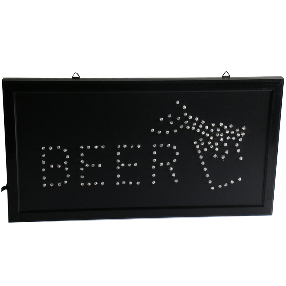 CHENXI Ultra Bright Led Bar Neon Sign Led Billboard Neon Light Animated with Hanging a Chain 19*10 Inch