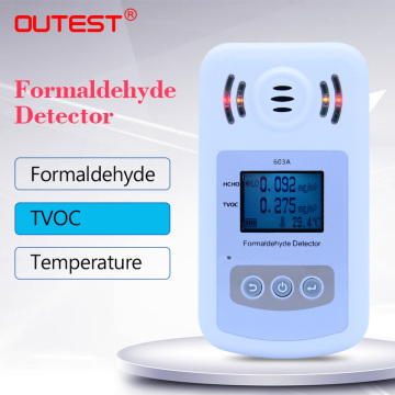 OUTEST Formaldehyde detector gas analyzer Air Quality Analyzer VTOC alarm HCHO sound and light alarm Large LCD backlight