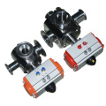 Filling machine rotary valve AT52 accurator valve pneumatic valve ID25MM/38mm Connector 77.5-64-50.5mm SHENLIN stainless steel