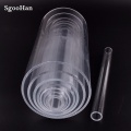 2pcs/set Length 20cm O.D 16~110mm Transparent Acrylic Pipe Aquarium Fish Tank Joint Pipe PMMA Watering Supply Plexiglass Tube