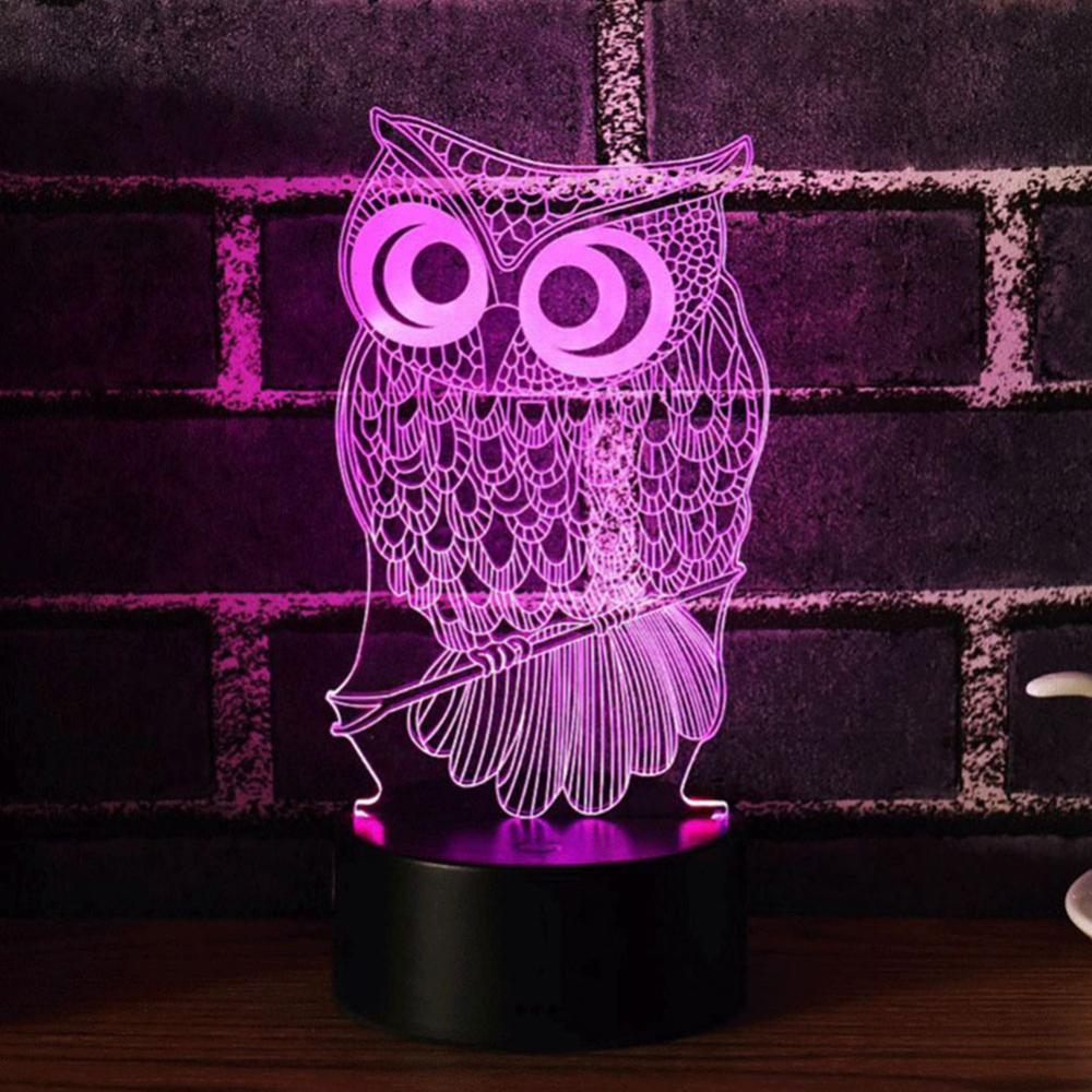 3D Light Base with Remote Control Touch Luminous Romantic Lighting Fixture Lamp Holder Lamp Bases Home Indoor (Only lamp holder)