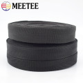 18M 0.9mm Thick Black Polypropylene PP Webbing Ribbon Band Strap Tape For Backpack Knapsack Belt DIY Garments Sewing Accessories