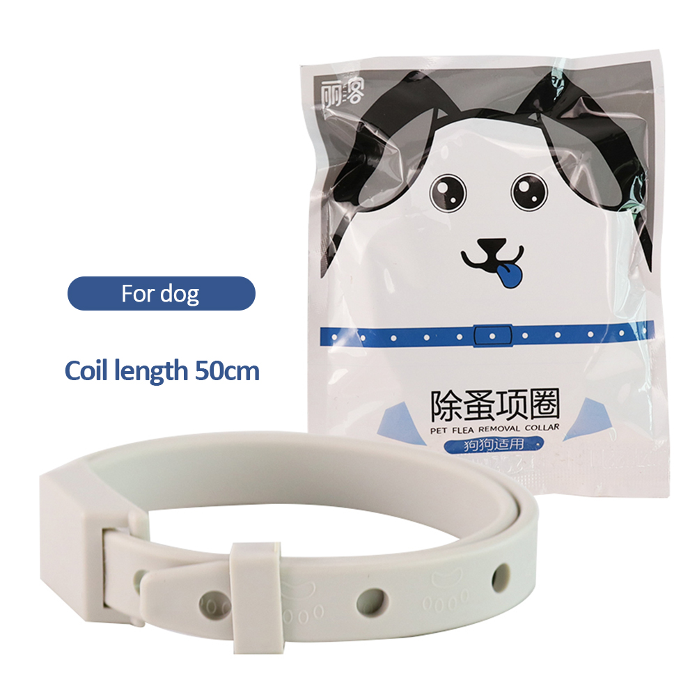 Durable Collars Pet Products Dogs Cats Collar Anti Mosquito Flea Repellent Silicone Adjustable Pet Collar Decoration