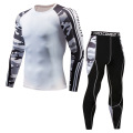 Thermal Underwear For Men Compression Quick Drying Long Johns Sets fitness Thermo shaper size S to 3XL