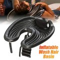 Portable Inflatable Rinse Basin for Washing and Cutting Hair at Home and in Bed Without a Salon Chair