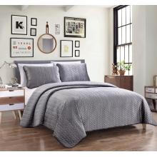 Size Optional Solid Color Polyester Winter Quilt Set