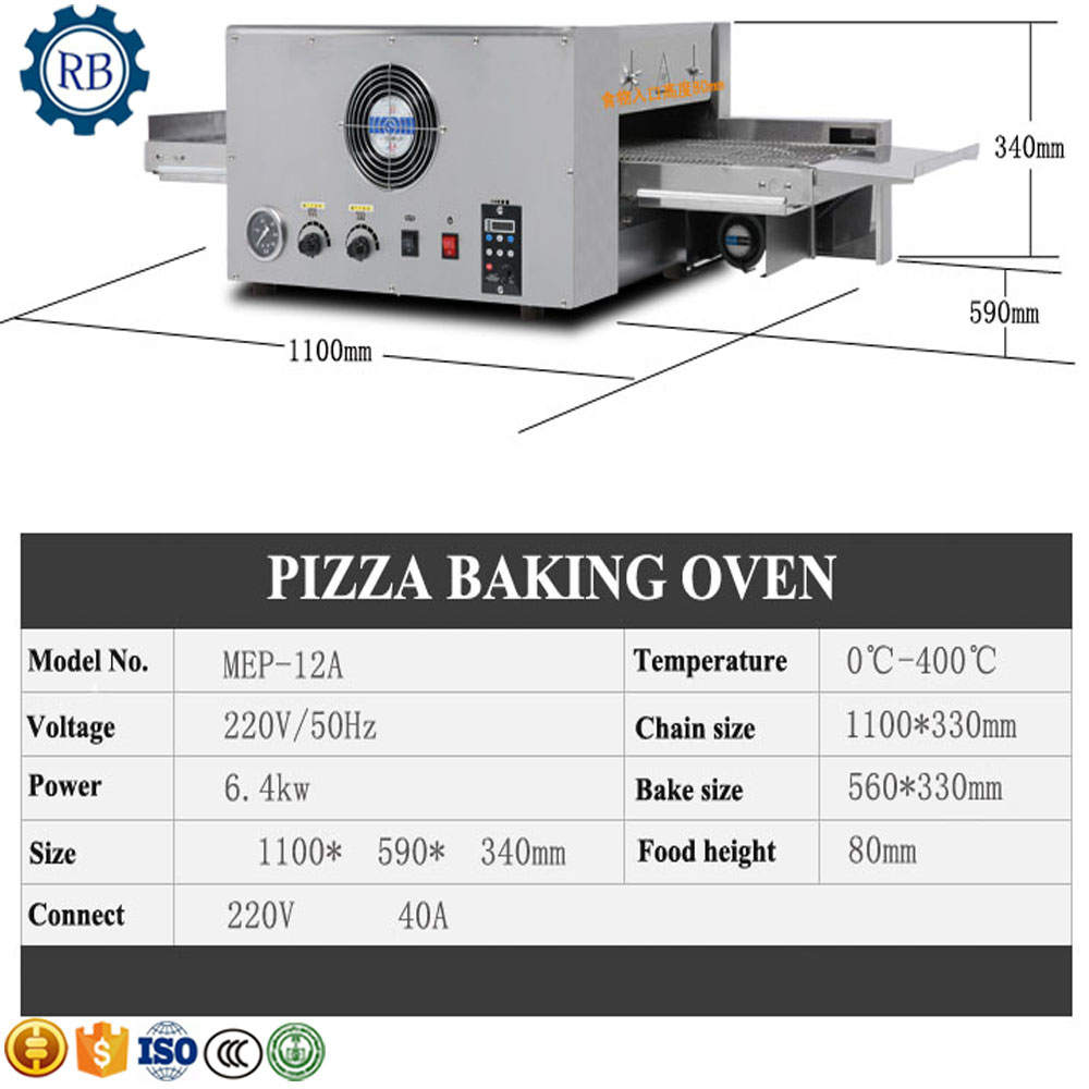 best quality commercial belt pizza oven pizza baking oven pizza making machine