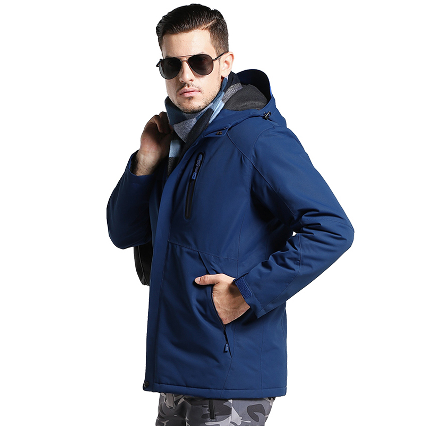 Winter USB Infrared Heating Cotton Men Women Jacket Outdoor Camping Windproof Waterproof Windbreaker Hiking Climbing Fleece Coat