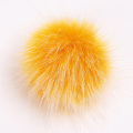 Hot Handmade DIY Artificial Wool Ball 10cm For Accessories Faux Fox Fur PomPom Clothing Accessories Artificial Hairball