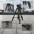 Andoer TTT-663N Travel Camera Tripod for Photography Video Shooting DSLR SLR Camcorder with Carry Bag Phone Clamp Camera Tripod