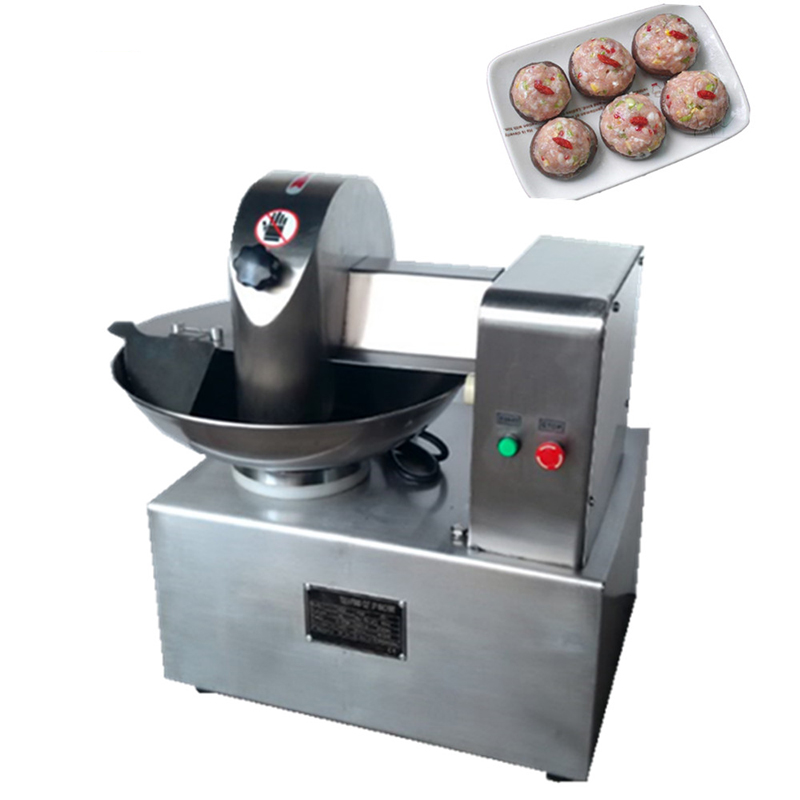 Electric 5L Meat Cutting Grinder Machine/Multifuntional Meat Vegetable Mixer Machine/Sausage Vegetable Stuffer Meat Bowl Cutter