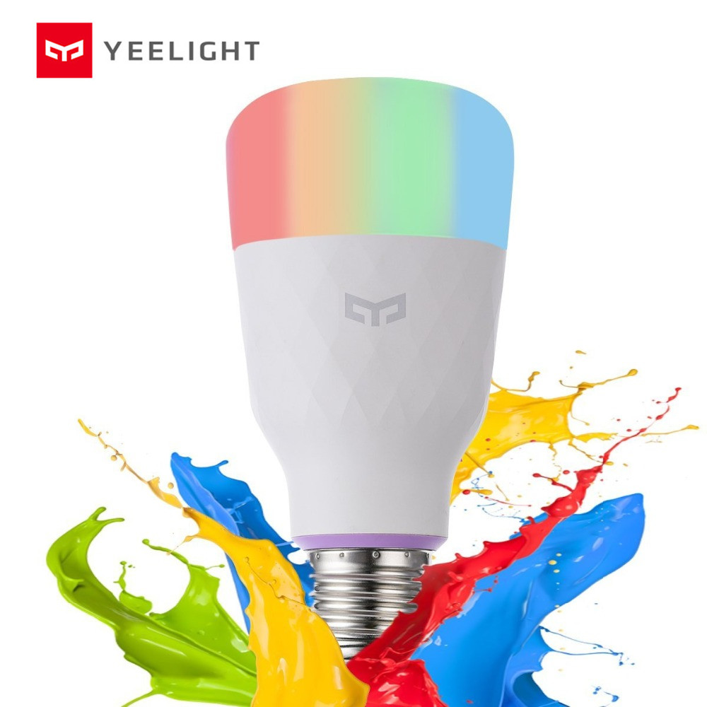 [ English Version ] Yeelight Smart LED Bulb 1s Colorful 800 Lumens 8.5W E27 Lemon Smart Lamp For smart Home App White/RGB Option