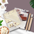 4Pcs/set DIY Handmade Nougat Silicone Mold Non-stick Mat Wooden Flat Roll Nougat Chocolate Mold Rooling Pins Baking Pastry Tools