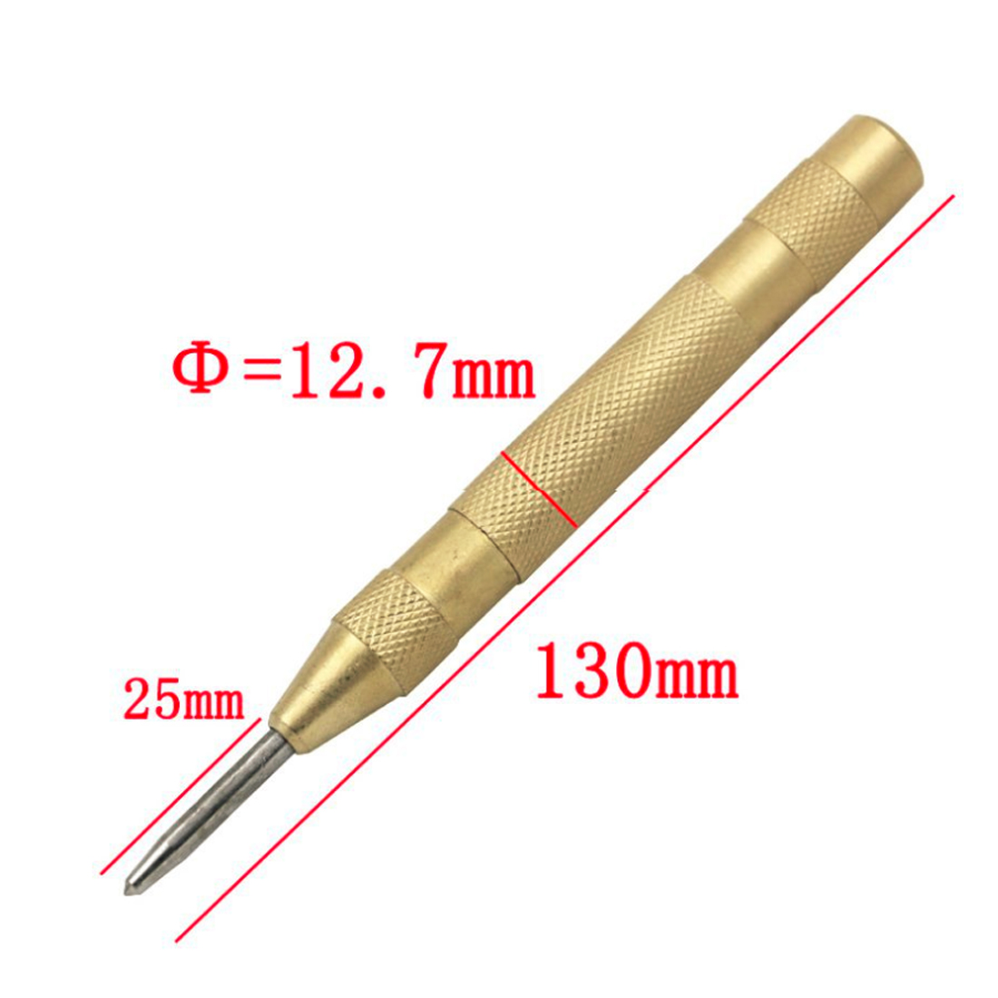 5 Inch Automatic Punching Woodworking Tools Drill Bit Electric Tools Metal Drills Center Pin Punch Spring Loaded Dent Marker