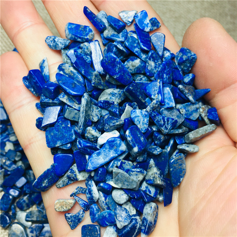 100g tumbling gem Lapis lazuli natural quartz mineral is used to heal chakras