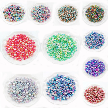 3-12mm Mix Size 20g Beads with Hole Plastic ABS Loose Pearl Beads Series for DIY Nail Art Decorations Jewelry Craft Making