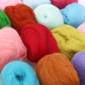 New 40 Colors/Bag Felting Wool 3g Merino Wool Tops Fiber for Needlework DIY Multicolor Wool Needle Felting & Wet Felting