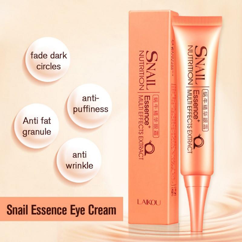 1 PC 30g Snail Essence Eye Cream Hydrating Moisturizing Firming Anti-Aging Remove Dark Circle Eye Care Cream Skin Care TSLM2