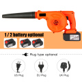 Cordless Leaf Blower 21V 4.0A Lithium 2 in 1 Sweeper and Vacuum Electric Air Blower Computer Cleaner Garden Power TooL Kit