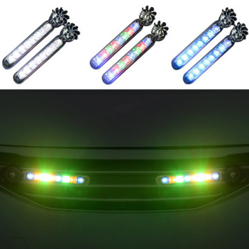 2pc LED Wind Powered Daytime Running Lights Auto Accessories for Renault Koleos Clio Scenic Megane Duster Sandero Captur Twingo