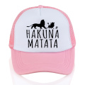 New Hakuna Matata letter print baseball caps men Women Summer Mesh cap Fashion outdoor sunhat men trucker cap