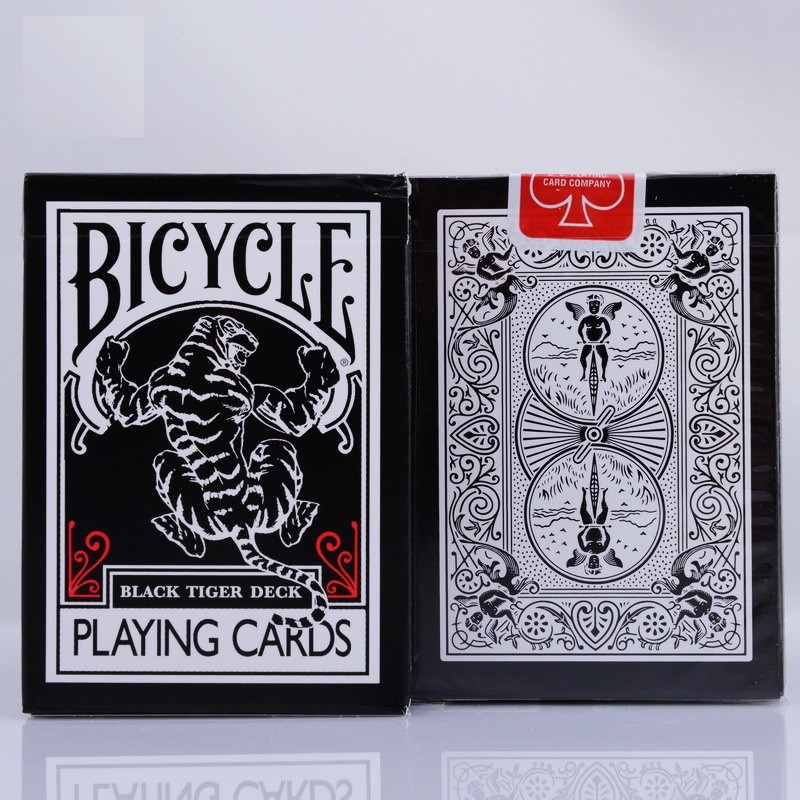 1 Deck Bicycle Black Tiger Playing Cards Ellusionist Deck Collectable Poker Magic Card Games Magican Collection