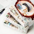 1 Pcs PP MultiFunction 3 layers 18 grids Washi tape storage box transparent Tool Set box accessories Handcarry stationery Holder