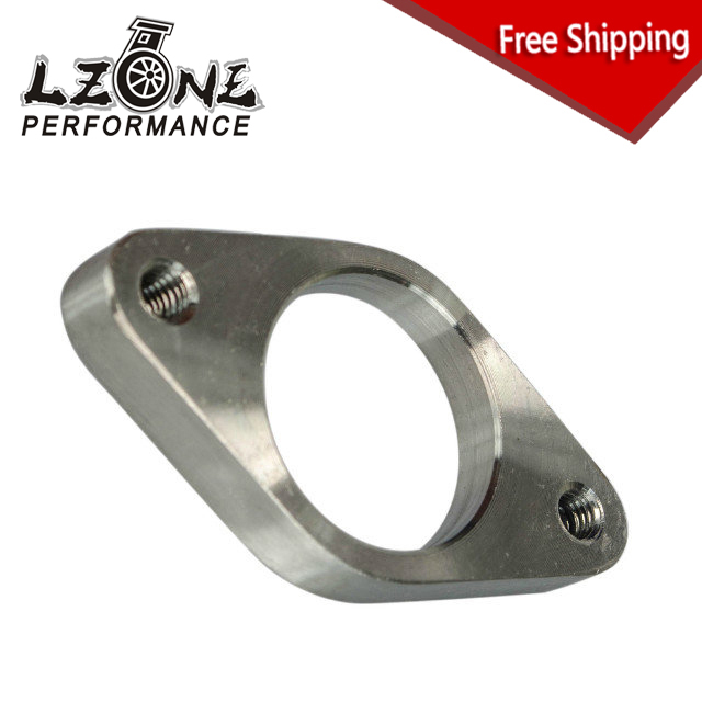 FREE SHIPPING - STAINLESS STEEL WASTEGATE DUMP PIPE 2 BOLT FLANGE WITH THREAD 38MM TURBOCHARGER JR4831