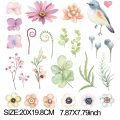 Small Flower Patch A Lot Heat Transfer Patches For Girl Women T-Shirt Clothing Patches Washable DIY Sticker On Clothes Y-084
