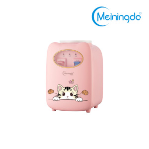 Pink cat sticker water dispenser