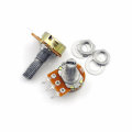 5PCS/LOT 20mm Shaft WH148 B2K 2K Linear Potentiometer With Nuts And Washers 3pin Single Joint