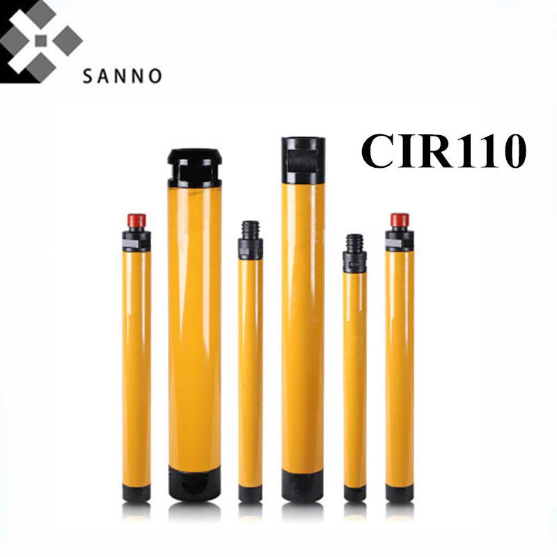 CIR110 Low air pressure DTH hammer bit energy-efficient rock depth drilling tool for mining well drilling hole rig