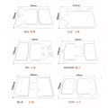 10sets/lot Mixed Design Kawaii Animal Design Pvc DIY Handmade Leather Craft Card Holder Template Sewing Pattern Board