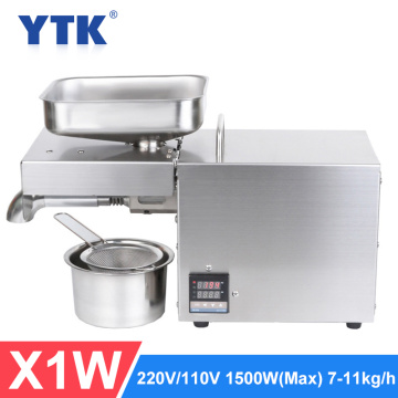 YTK 1500W Automatic Oil Press Household FLaxseed Oil Extractor Peanut Oil Press Cold Press Oil Machine