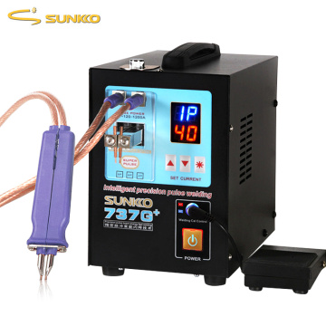 SUNKKO 737G New Upgraded Spot Welder 4.3KW High Power Battery Spot Welding Machine For Lithium Batteries Weld Pulse Spot Welders