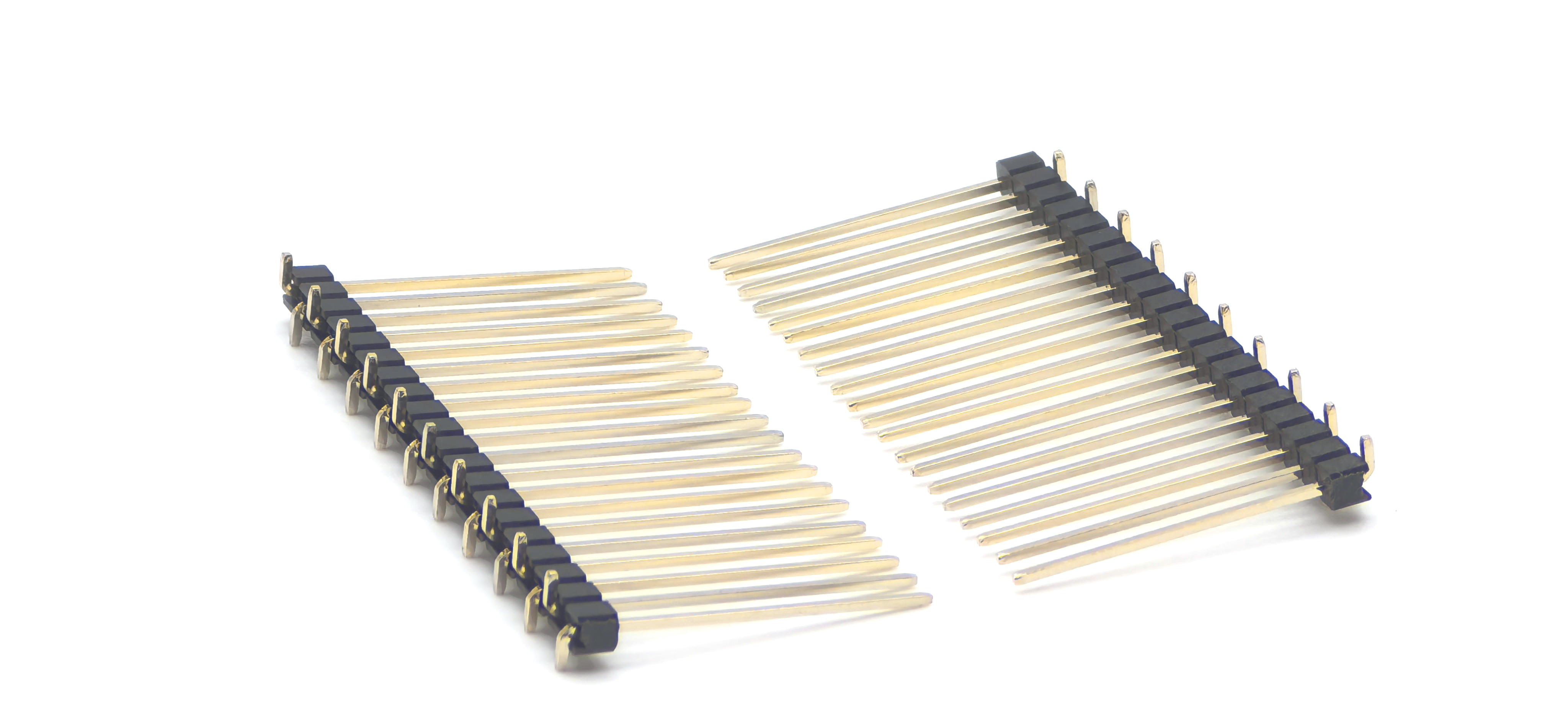 2.54mm Pitch Pin header Connector Single Row SMT SQ0.64mm H2.5mm 1*20P