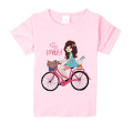 1-8 years baby Girl t-shirt big Girls tee shirts for children girl blouse sale t shirt 100% cotton kids summer clothes