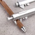 1Pcs Multi-Function 0.5mm Ballpoint Pen Vernier Caliber Roller Pen Measuring Tool Scale Ruler Pen Writing Instrument Stationery