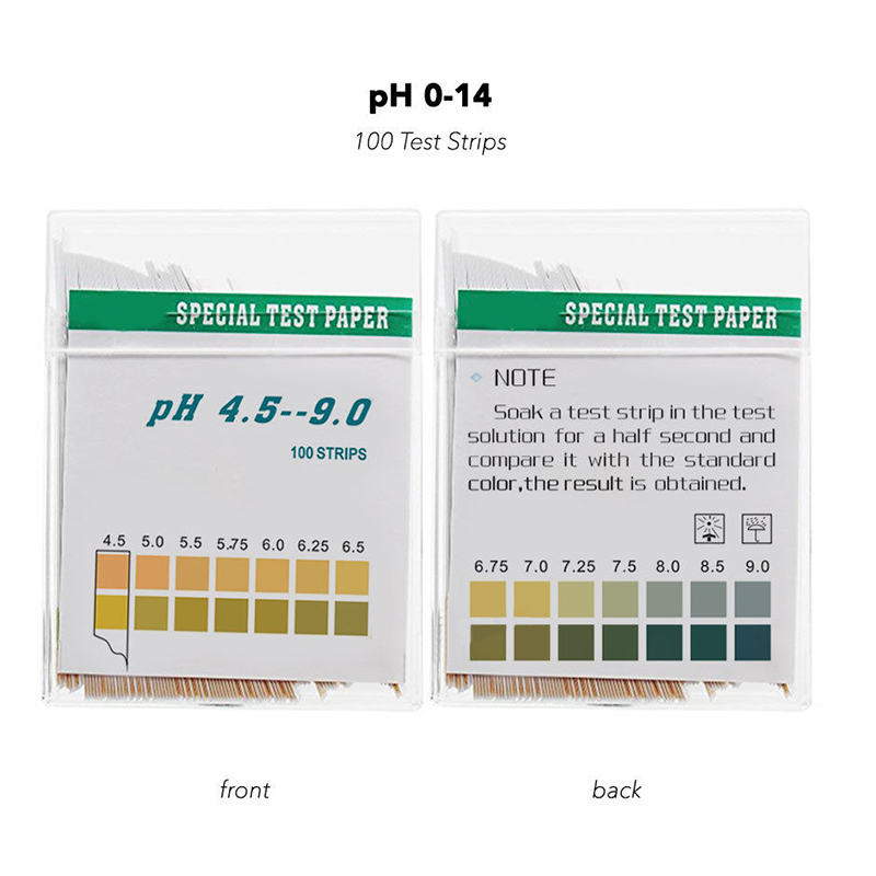 100Pcs Laboratory Household PH Test Strips PH4.5-9.0 Alkaline Acid Urine Saliva Litmus Paper Testing Measuring Sticks