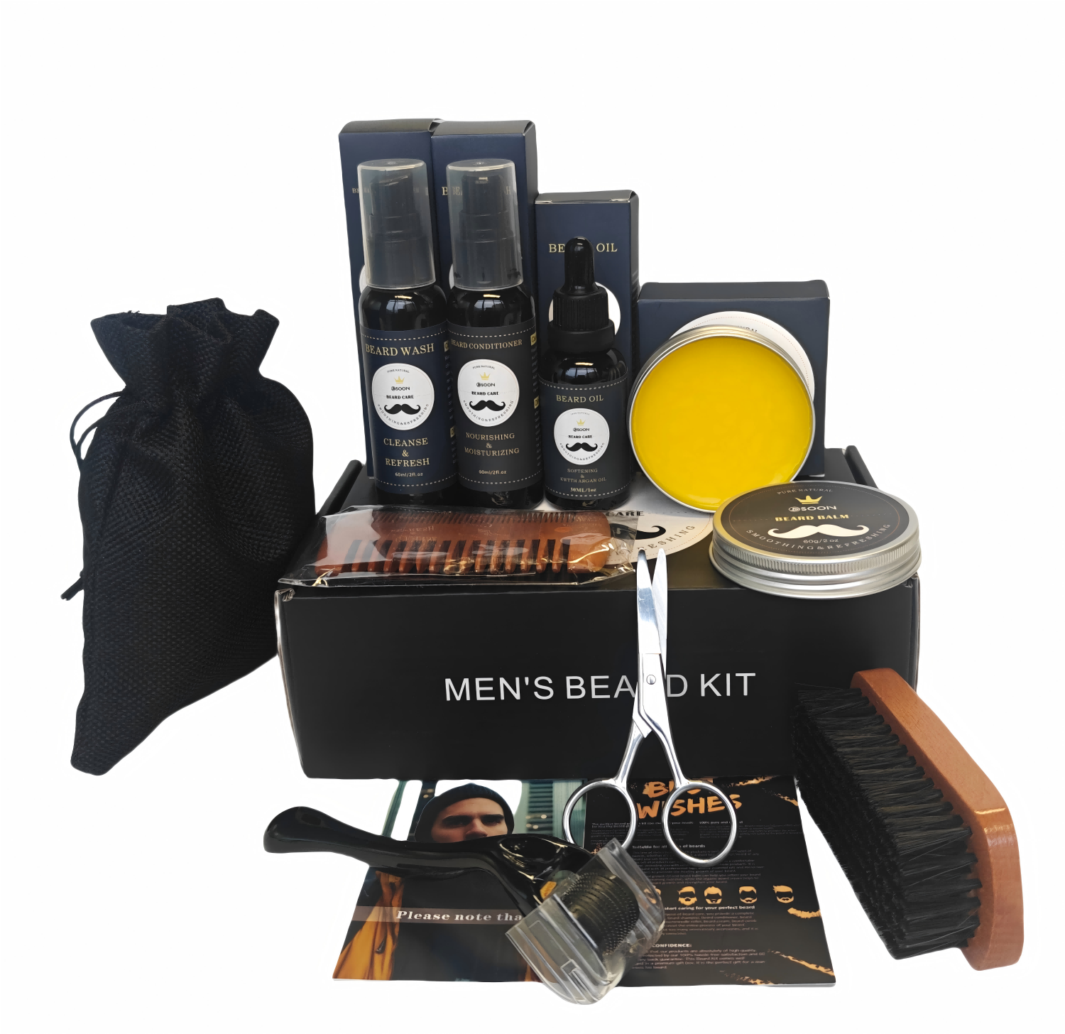 mens beard grooming kit