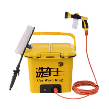 Portable Car Wash Equipment 35L Homeuse Pressure Car Washer 12V Motor Pump High Pressure Washer Foam Generator