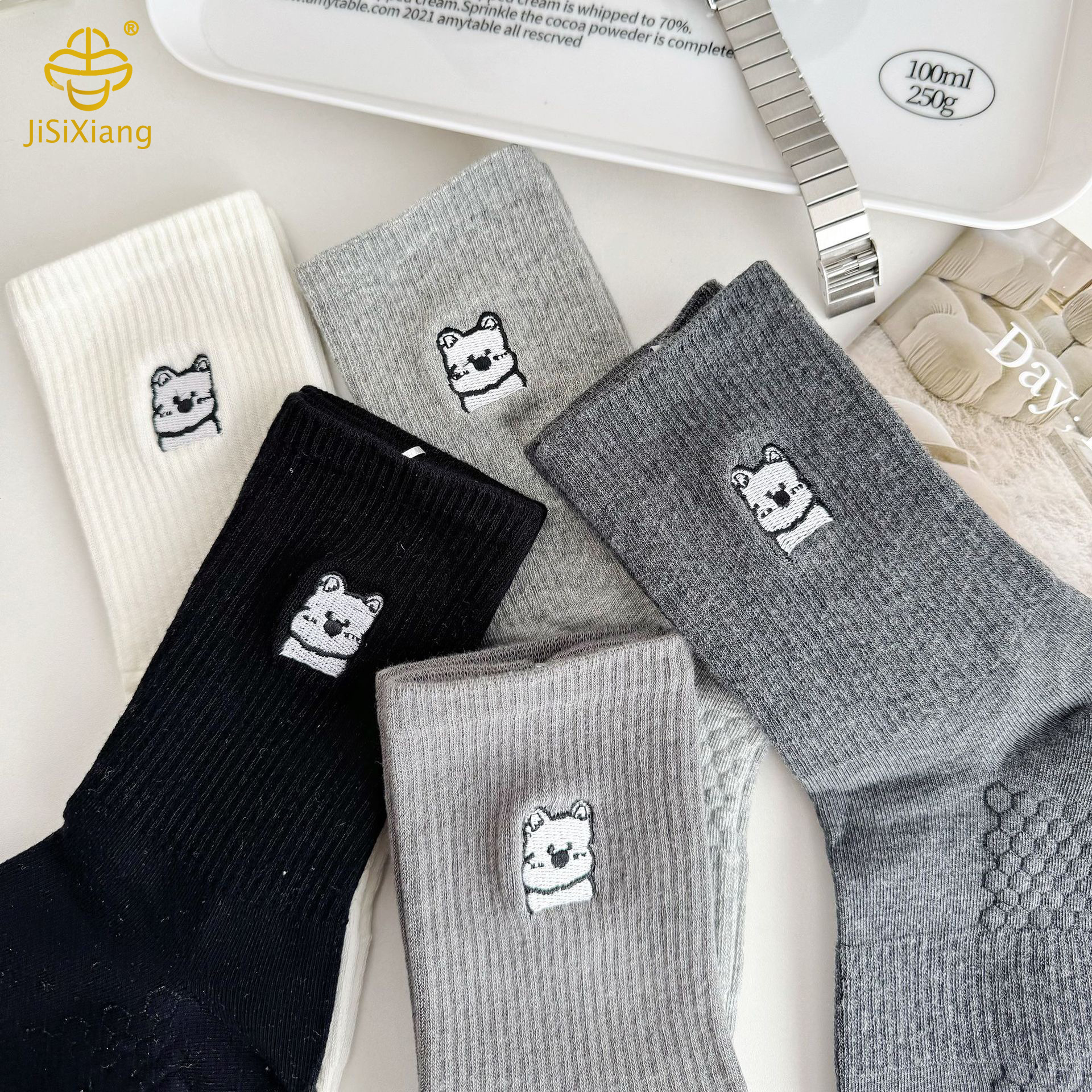 Korean version of bear socks