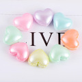 10Pcs Pearly Macaron Heart Shape Flatback Resin Cabochon Miniature Simualtion Fake Food Fit Phone Decoration DIY Scrapbooking