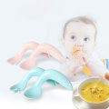 2Pcs Bendable Baby Spoon Fork Set Toddler Infant Learning Tableware Flatware Utensils Kids Cutlery